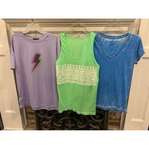 Lot of three women’s large shirts, southern Marsh, well worn, SHEIN